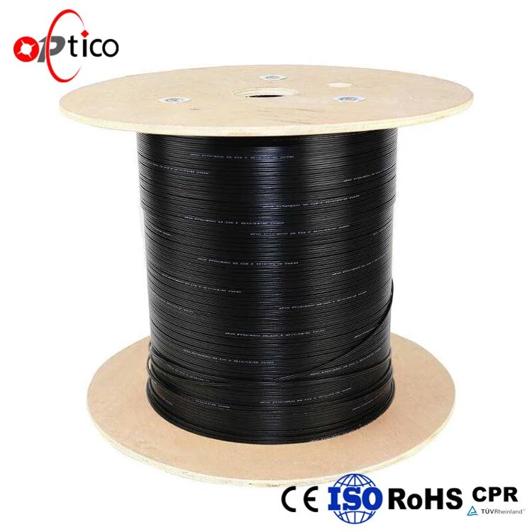 4 Core G657A Outdoor Fiber Optic FTTH Drop Cable 3 4 Core G657A Outdoor Fiber Optic FTTH Drop Cable 3