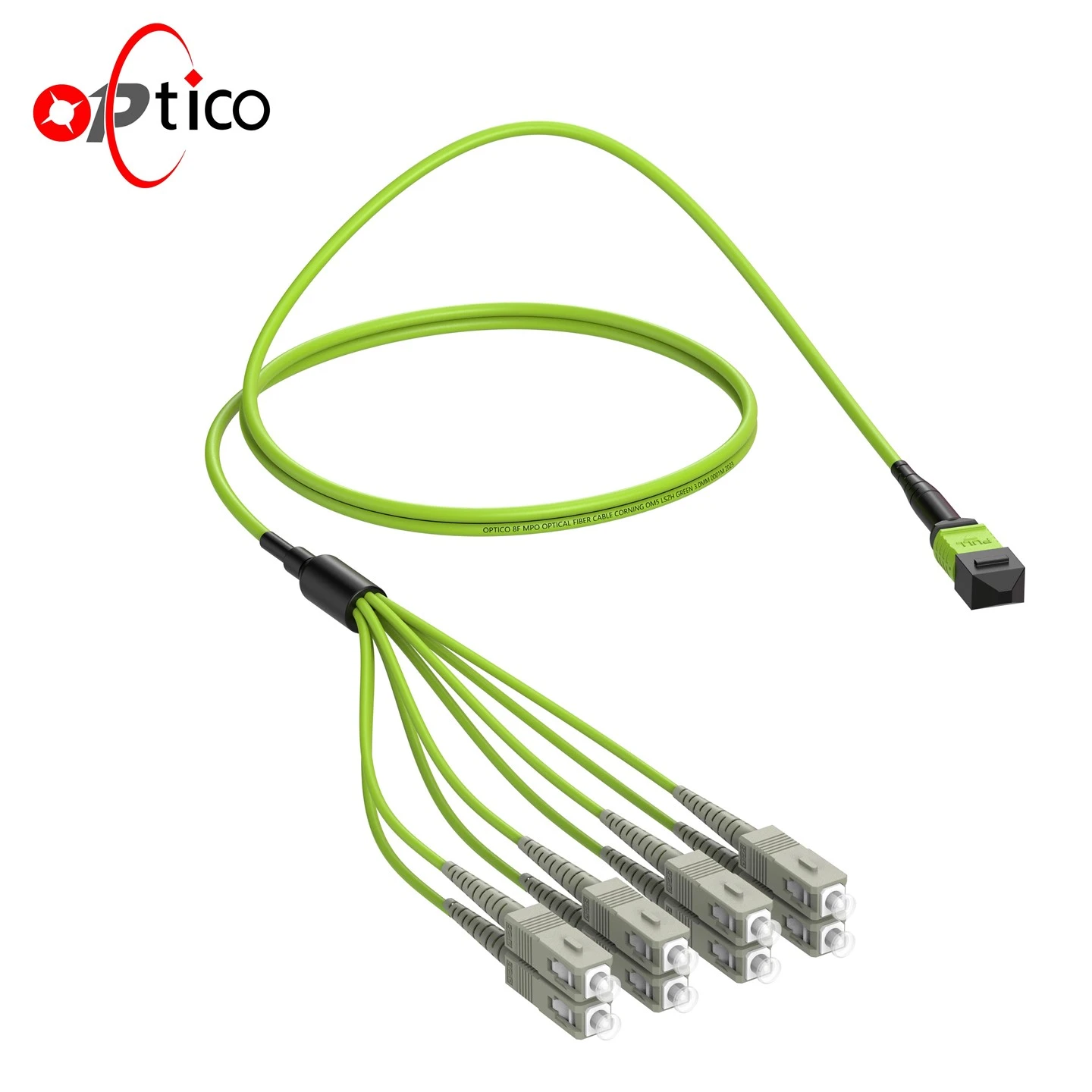 MTP MPO SC Breakout Cable 8 Serat OM5